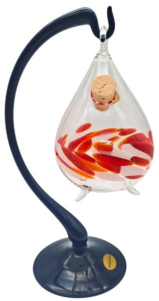 Obstfliegenfalle mit Ständer (schwarz/rot-weiß)